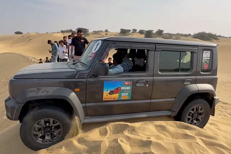 Maruti Jimny vs sand dunes of Jaisalmer, Rajasthan [Video]