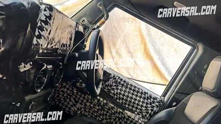Mahindra Thar five-door interior spy shots: New details revealed