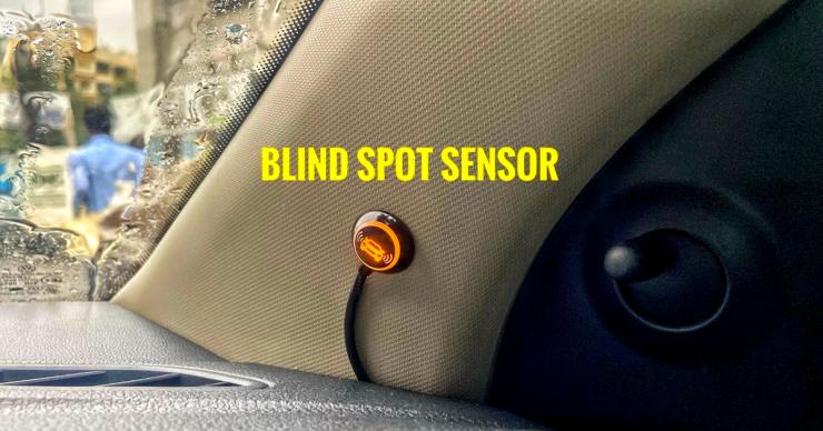 Riding in a blind spot of a car is very risky: Live example [Video]