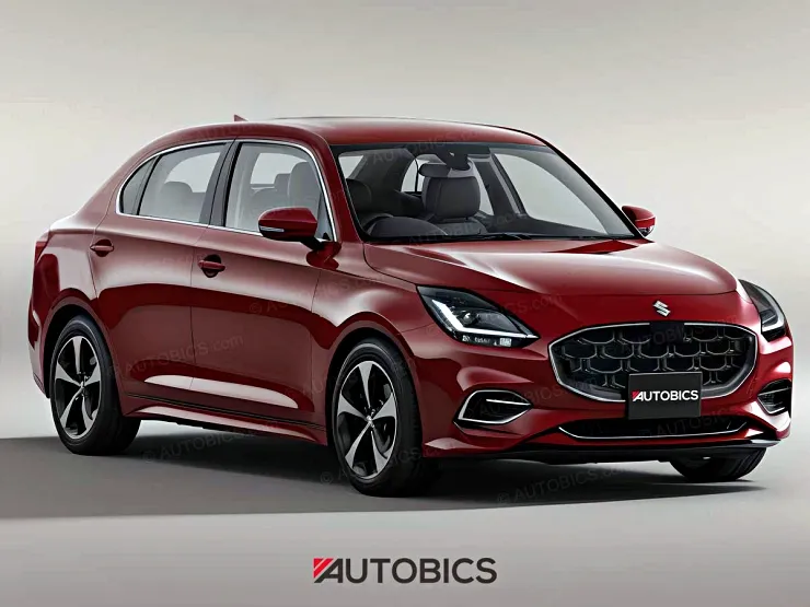 New Maruti Suzuki Dzire 2024 compact sedan Digital Rendering Reveals