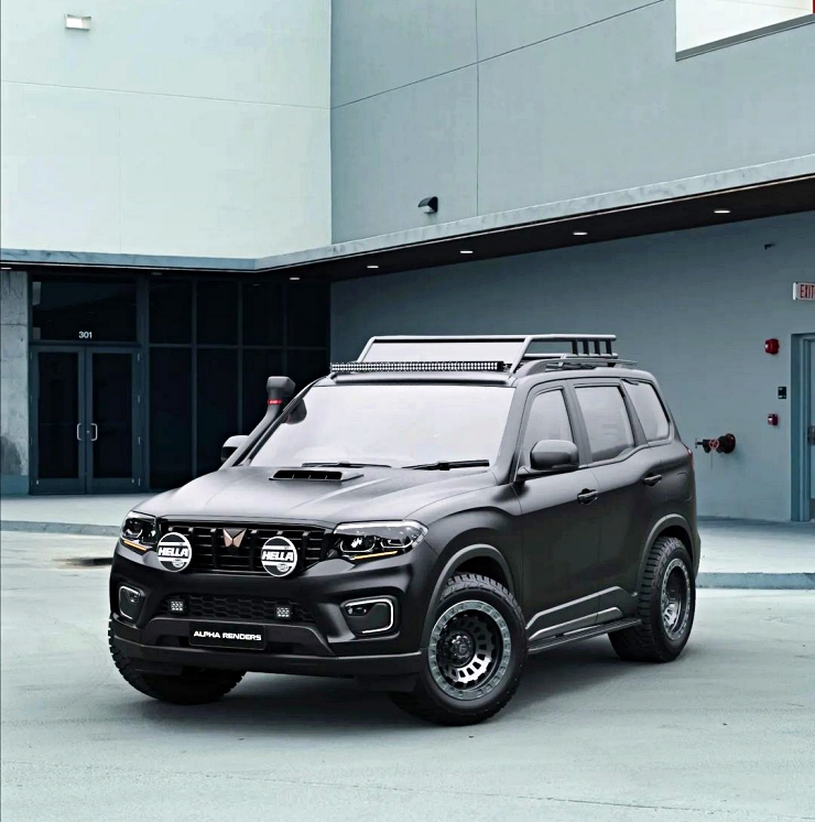 Mahindra Scorpio-N Reimagined As Stealth Edition Looks Dominating