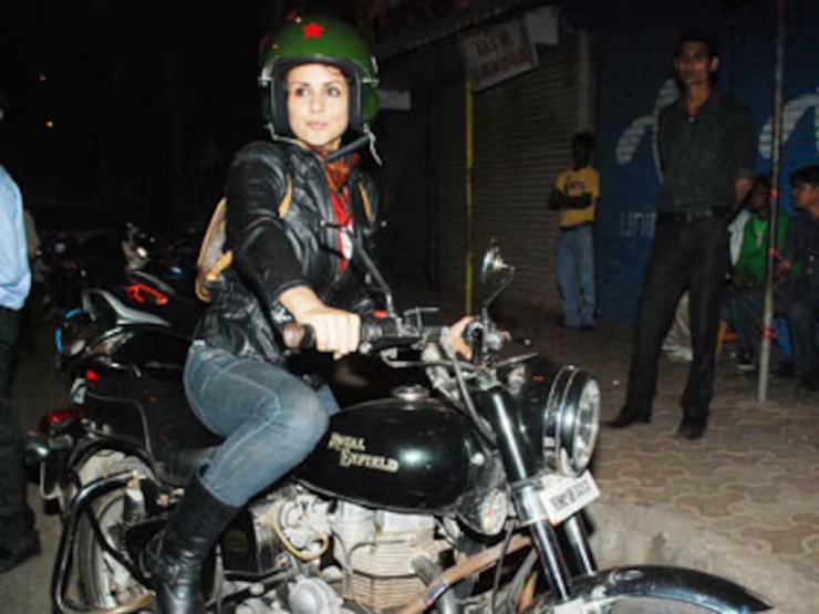 Indian celebrities spotted riding Royal Enfield motorcycles