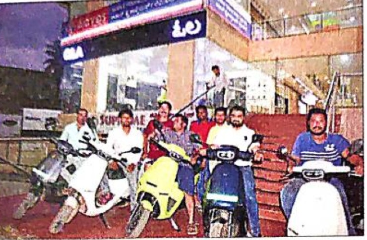 Disgruntled Ola electric scooter customers protest in front of showroom in Hubbali: 3rd such incident