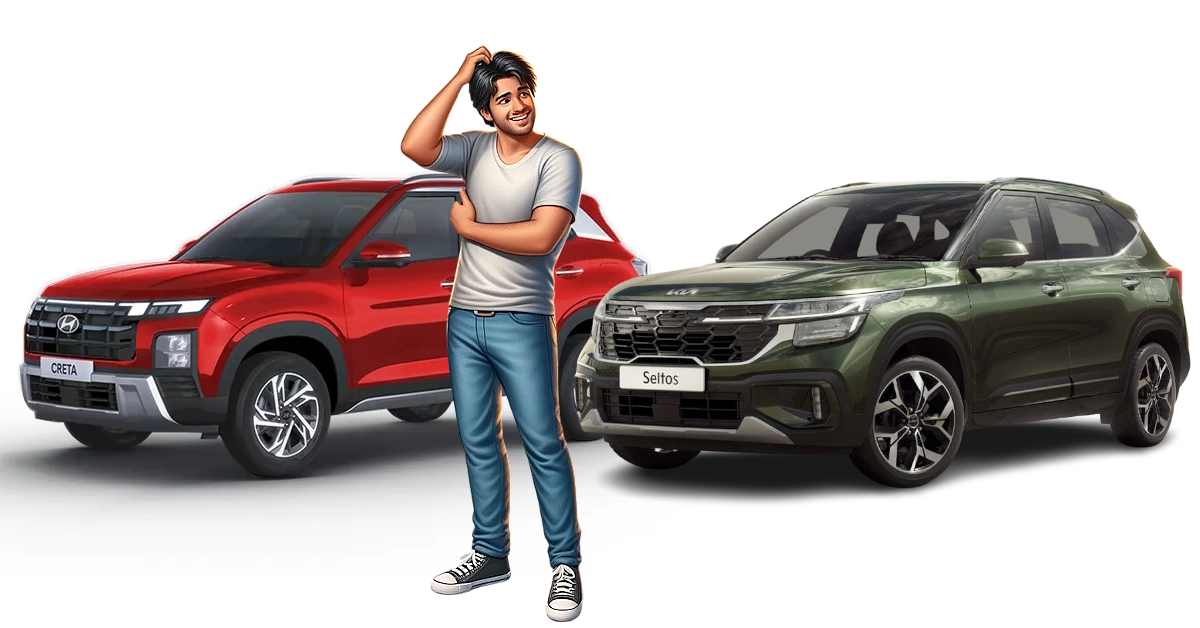 Hyundai Creta 2024 vs Kia Seltos 2023 Which Stylish SUV is Best in Rs