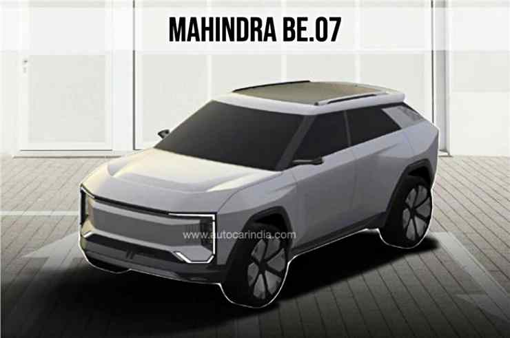 Mahindra Born Electric SUVs: Patents Filed, Design Revealed, Launch ...