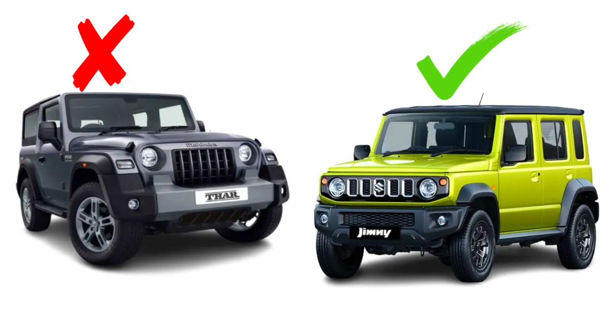 5 Types of Buyers Who Should Choose Maruti Suzuki Jimny Over Mahindra Thar