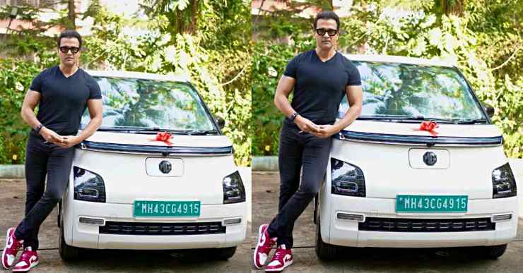 Television actor Rohit Roy buys a brand-new MG Comet EV