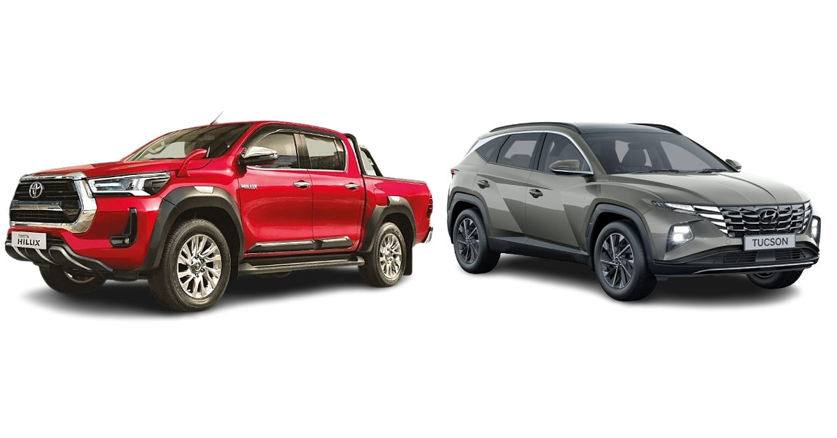 Toyota Hilux vs Hyundai Tucson