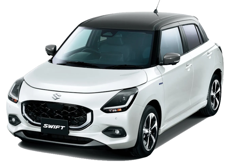 maruti swift white and black dual tone