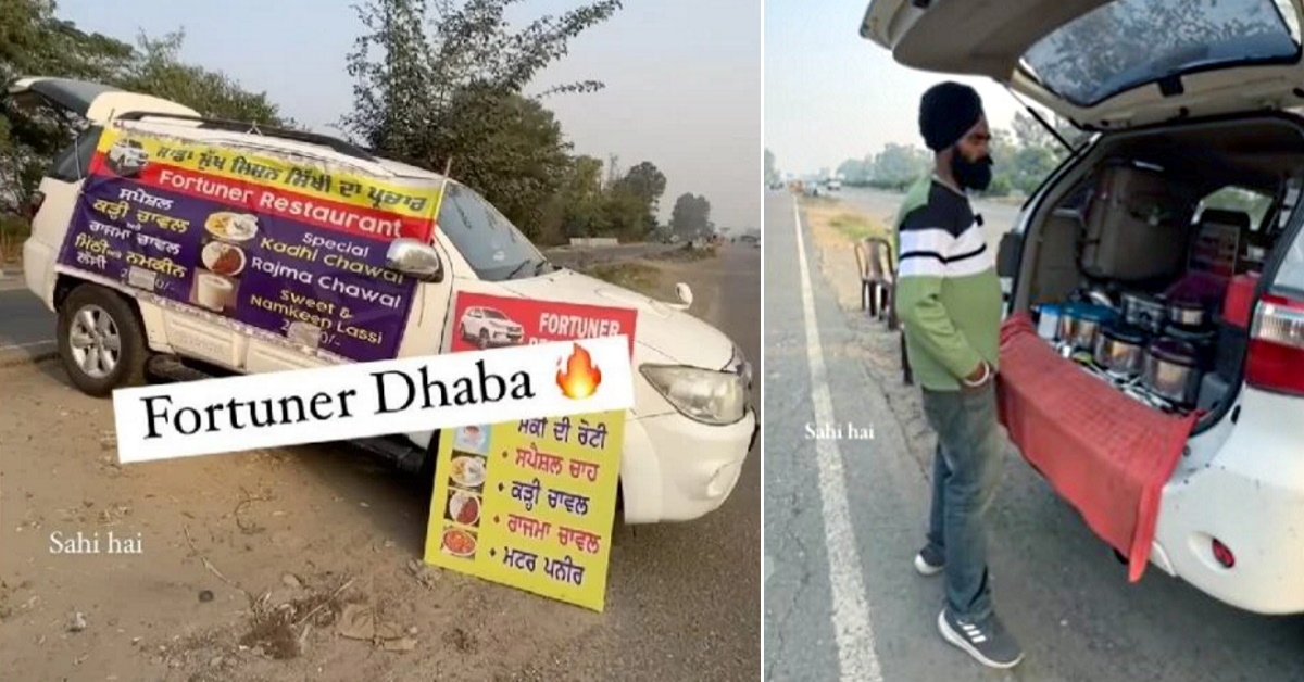 Sikh man using Toyota Fortuner as a ‘Dhaba on wheels’ [Video]