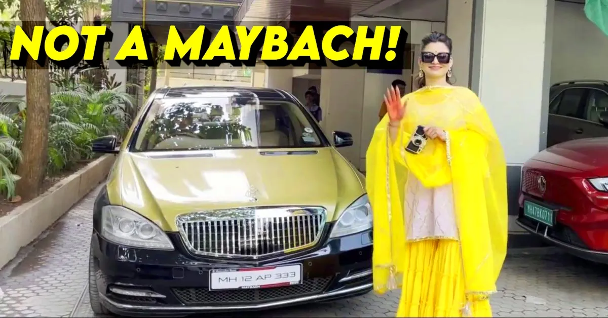 urvashi rautela mercedes benz s-class to maybach conversion