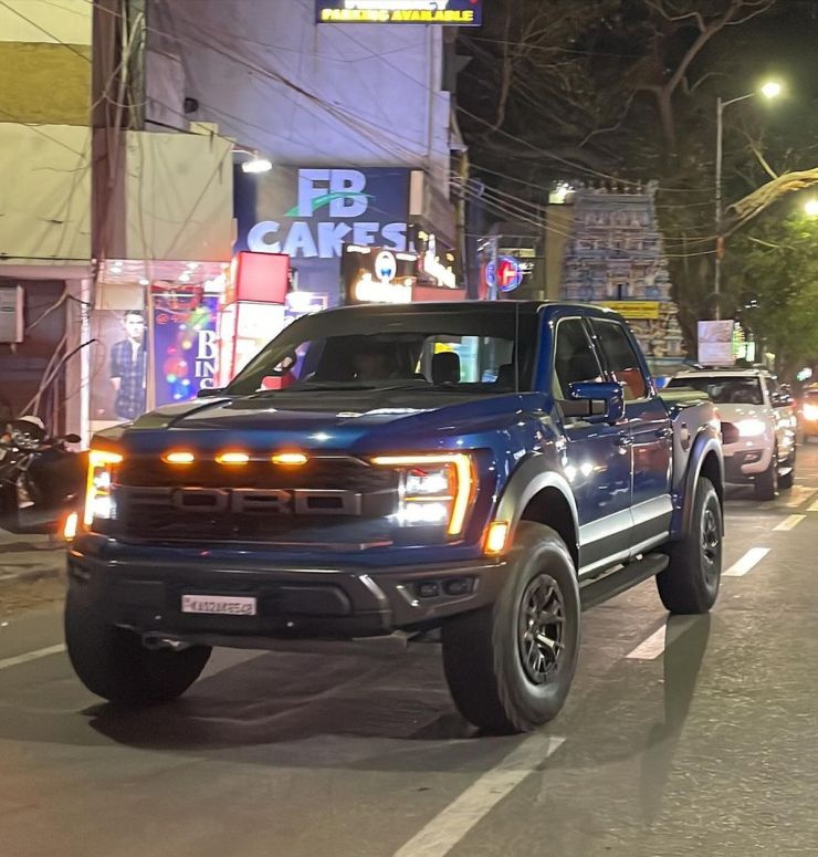 Ford F150 registered in India