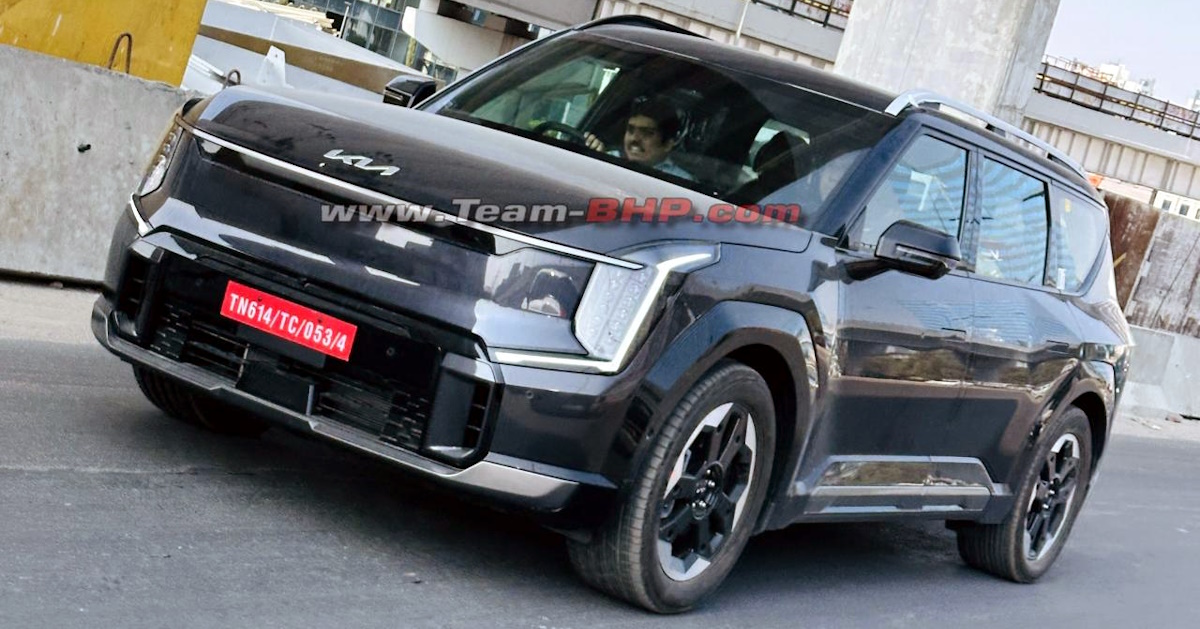 Kia EV9: Luxury Electric SUV with Three Powertrain Options Spied ...