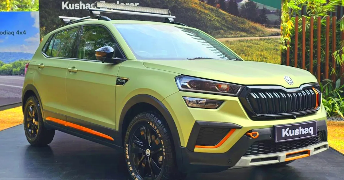 Skoda Kushaq Explorer Mid Sized SUV: Off-Road Variant Showcased for ...