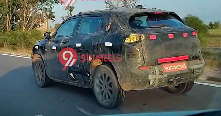 Maruti Suzuki evx rear spy shot