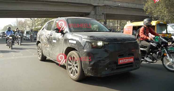 Maruti Suzuki evx spy shot front