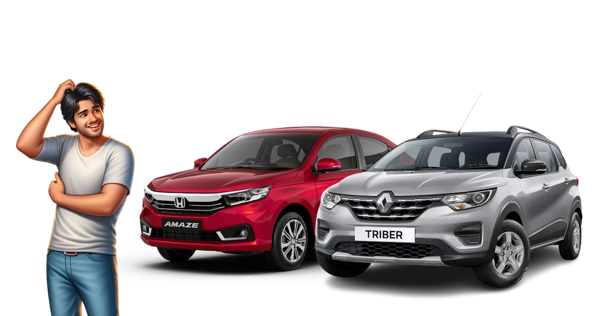 Renault Triber vs Honda Amaze