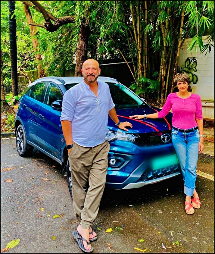 Mandira Bedi & her Nexon EV