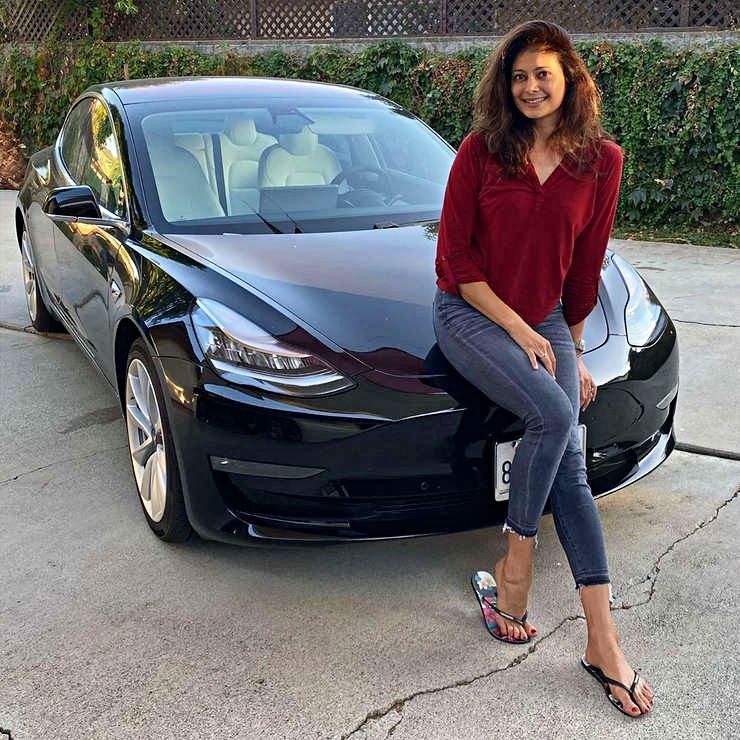 Pooja Batra's Tesla