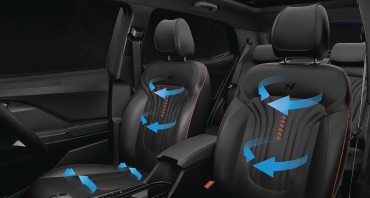 ventilated seats