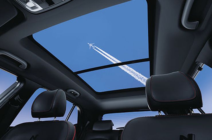 Panoramic sunroof