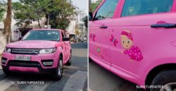 Gujarat Man Wraps Range Rover In Pink To Celebrate Birth Of Daughter [Video]