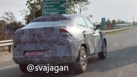 Tata Curvv EV: Latest Spotted Coupe SUV With 500 Km Range