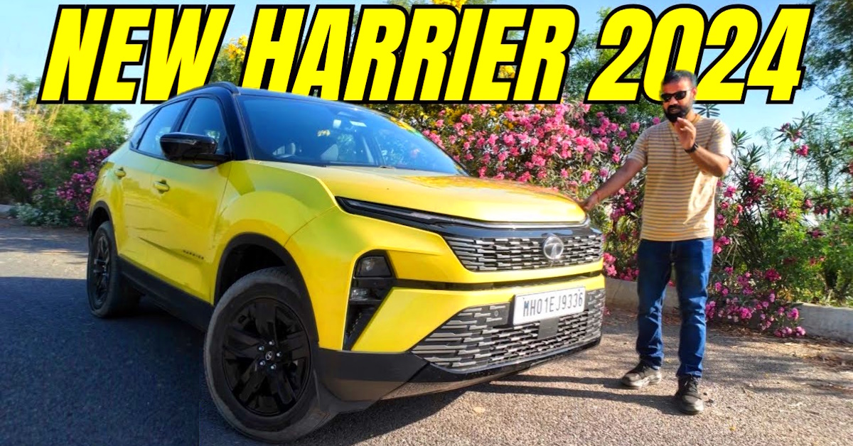 2024 tata harrier featured sunlit yellow