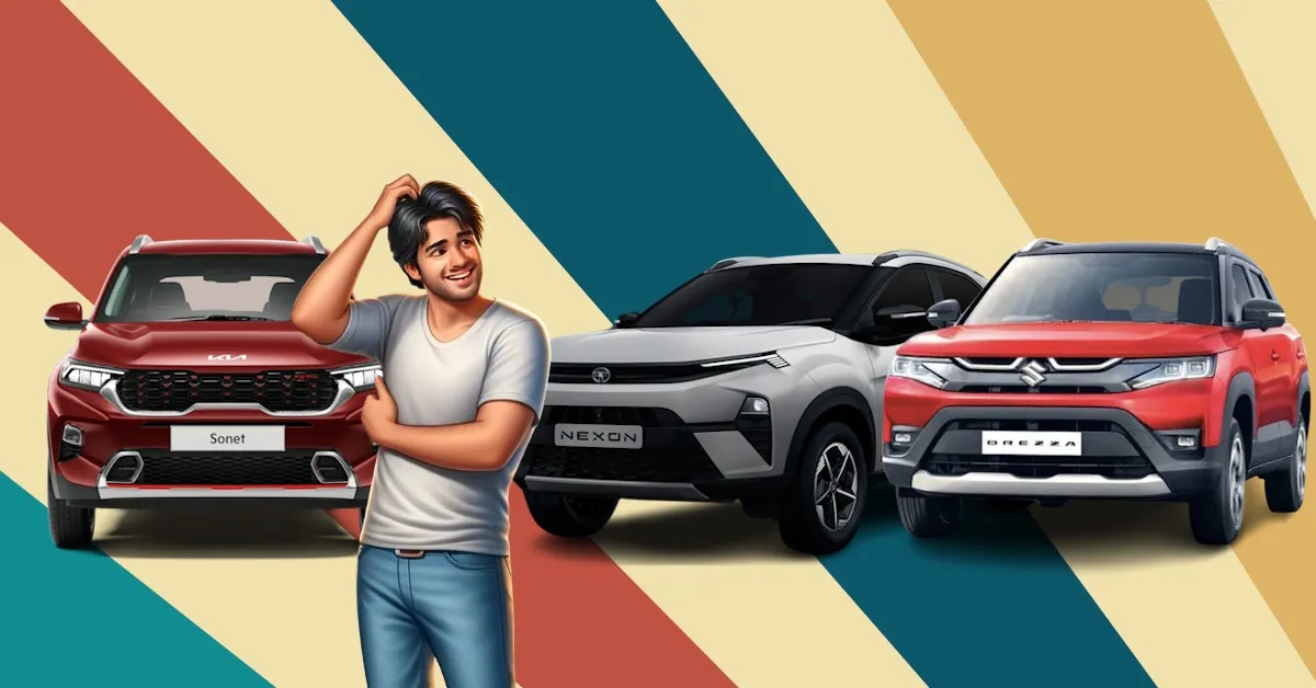 Maruti Brezza Vs Kia Sonet 2024 Vs Tata Nexon 2023 For Tech Lovers