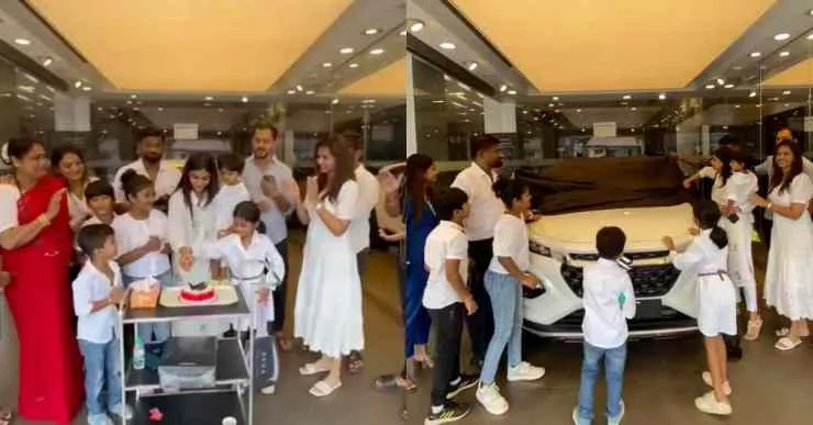 Daughter Cries Happy Tears After Dad Surprises Her With Maruti Fronx Birthday Gift [Video]