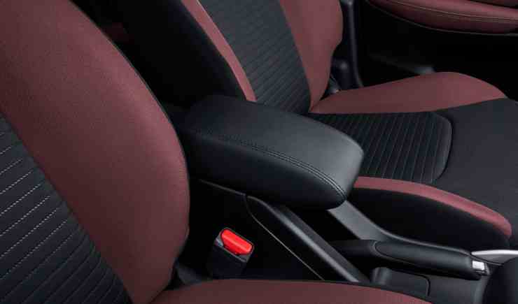 Toyota Taisor armrest