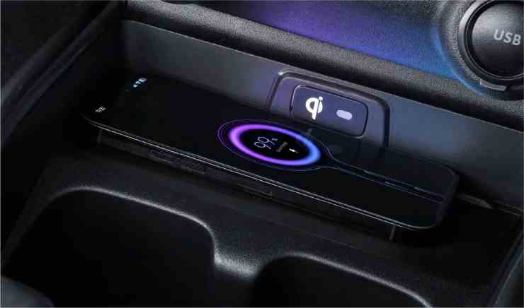 Toyota Taisor wireless charger