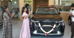 11 Year-Old Actress Manasvi Kottachi Gifted Kia Sonet On Birthday [Video]