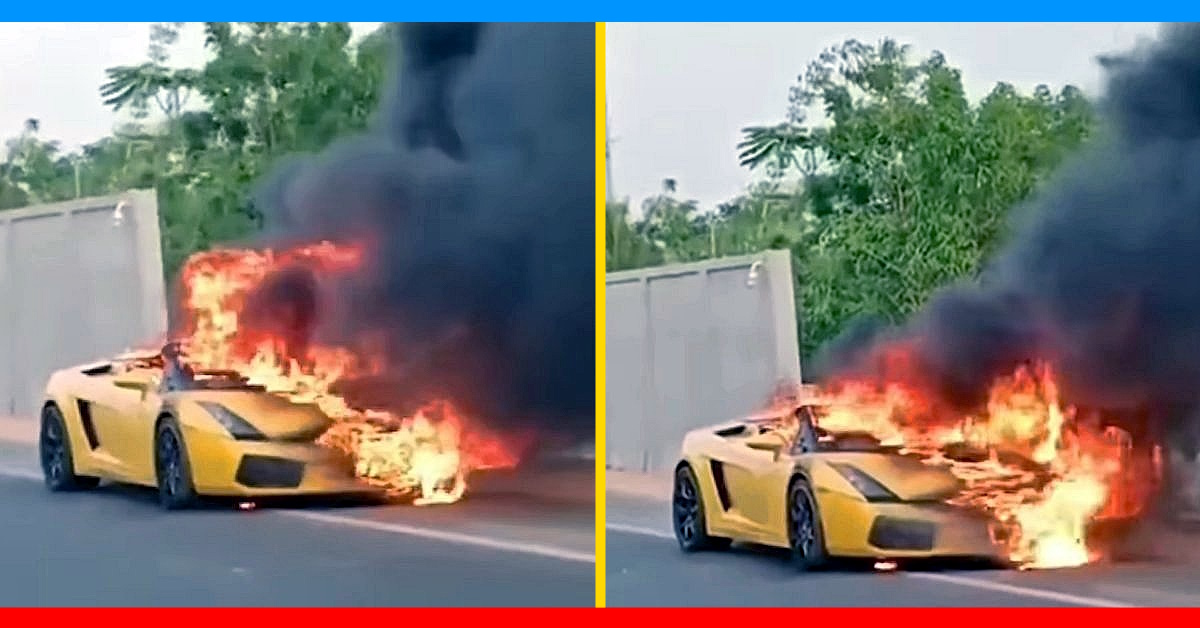 Rs 1 Crore Lamborghini Supercar Set On Fire In Hyderabad: Fued Over Money