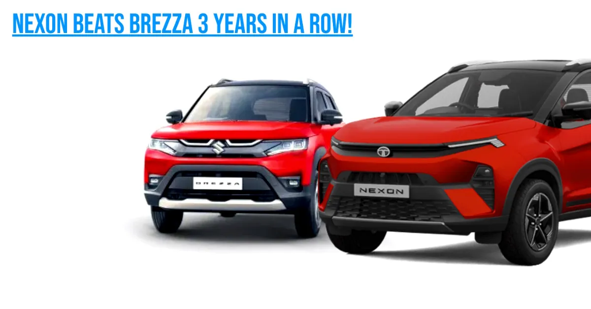 Tata Nexon Compact SUV Outsells Maruti Brezza To Become India's best ...