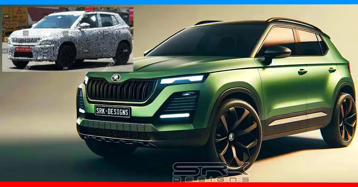 Upcoming Skoda Sub-4 Meter Compact SUV: New Spyshots Reveal More