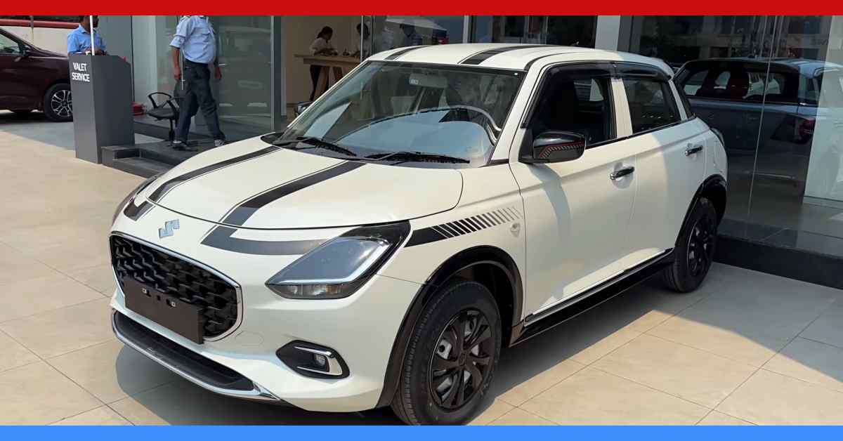 2024 Maruti Swift LXI with accessories