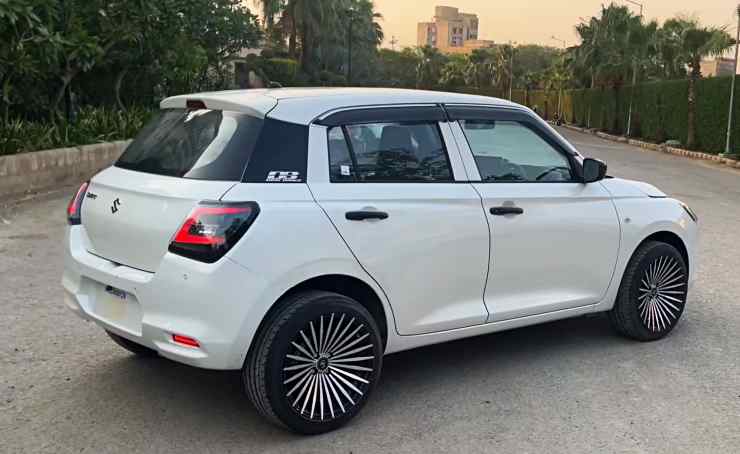 Owner Reviews Brand New 2024 Maruti Swift Modified With 17-Inch Alloy Wheels [Video]