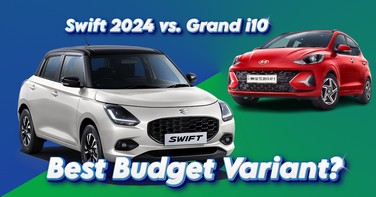 Maruti Suzuki Swift 2024 vs Hyundai Grand i10 Nios for budget conscious car buyers