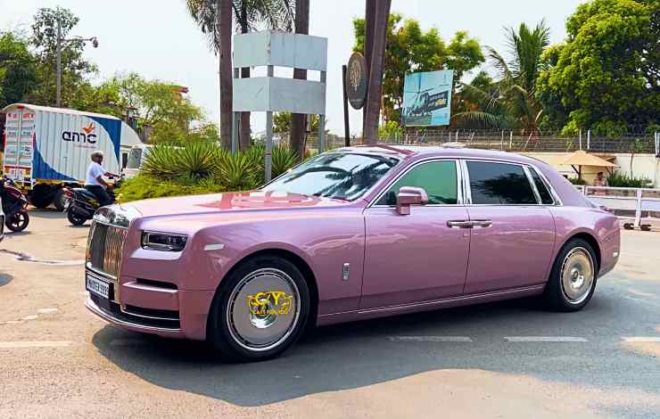 Nita Ambani Rolls Royce Phantom front left