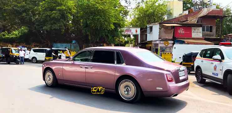 Nita Ambani Rolls Royce Phantom rear