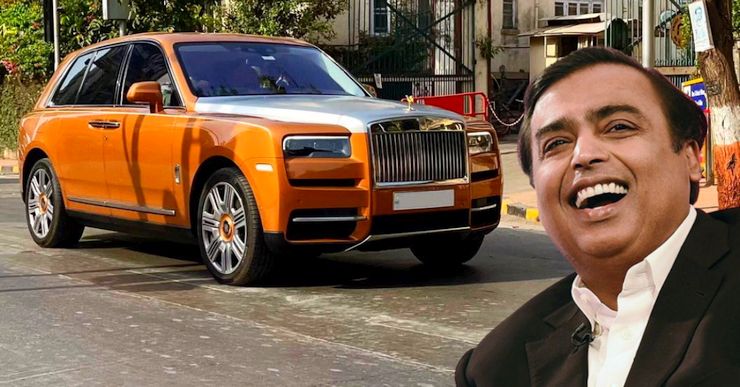 Mukesh Ambani Just Spent 1 Crore To Paint His Rolls Royce Cullinan In This Color [Video]