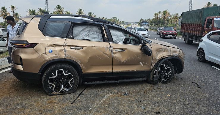 18 Day-Old Tata Safari’s Tyre Bursts On Highway: Owner Demands Investigation [Video]