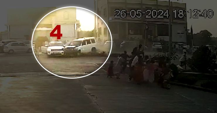 Out-Of-Control Mahindra Scorpio Hits Multiple Cars: Public Thrash Driver [Video]