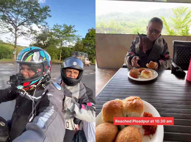 Harley X440 ride with mom breakfast