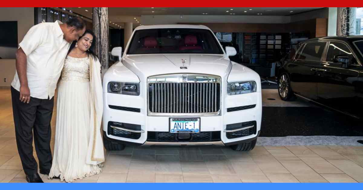 Husband gives wife Rolls Royce cullinan