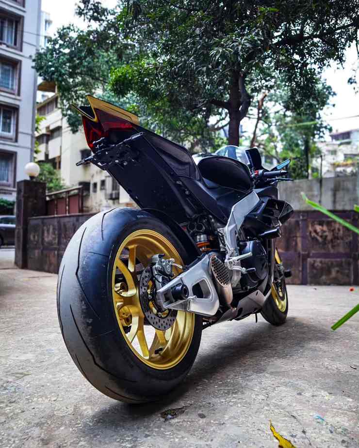 John Abraham Aprilia RSV4 rear