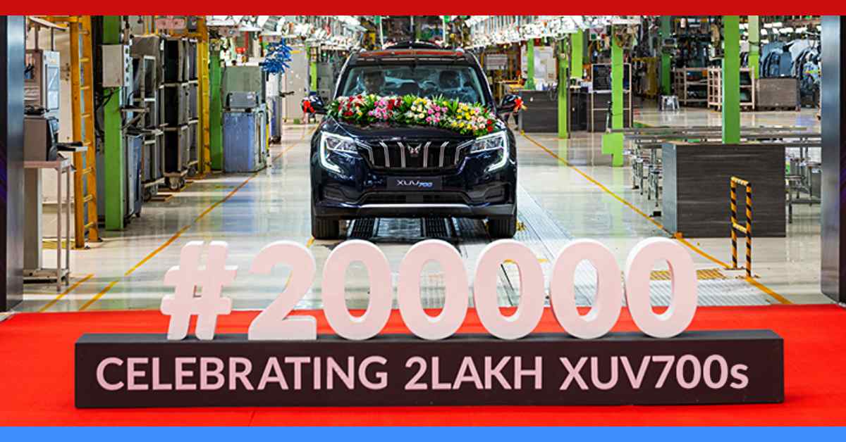 Mahindra XUV700 2 lakh units produced