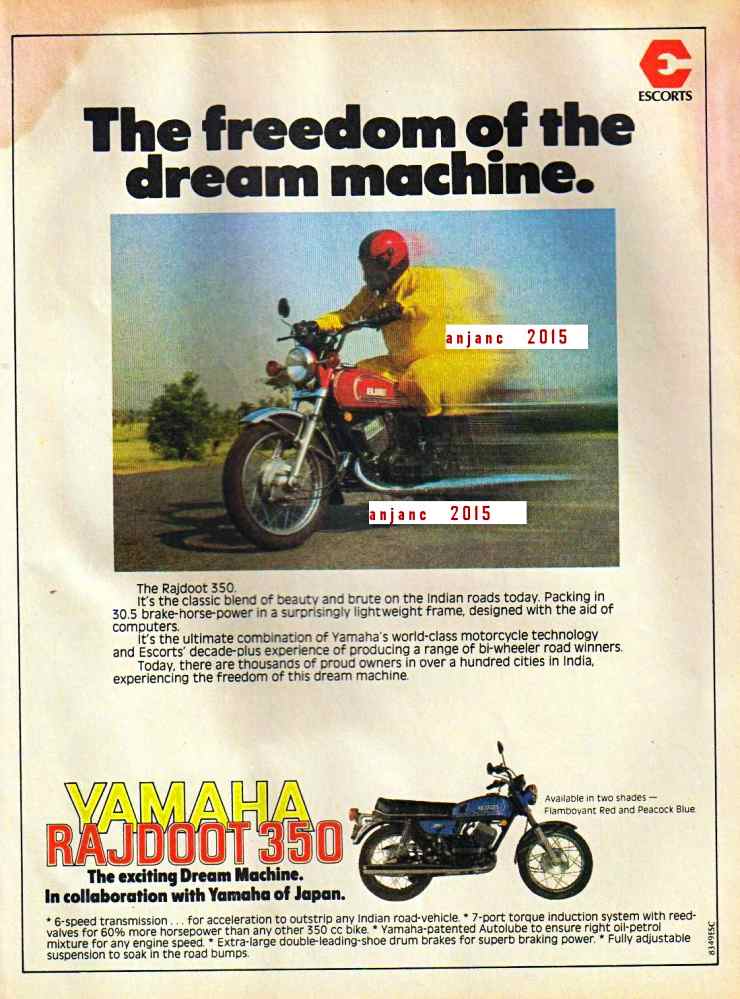 Vintage Yamaha RD350 Ads: Blast From The Past