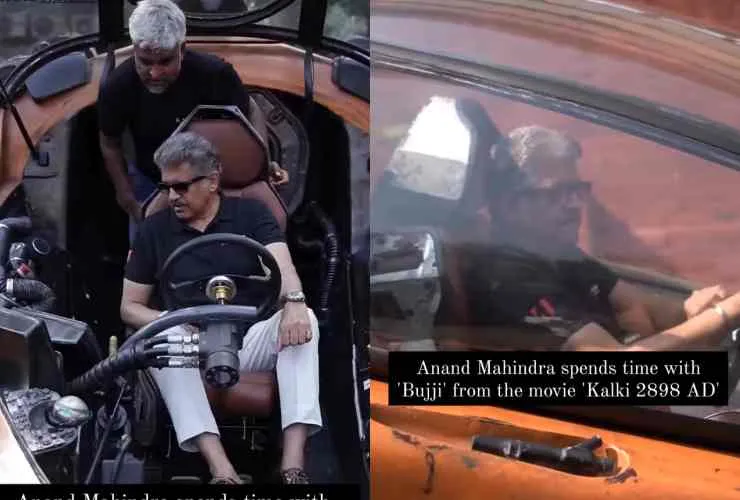 Anand Mahindra Checks Out Bujji Car From Kalki Movie Starring Prabhas ...